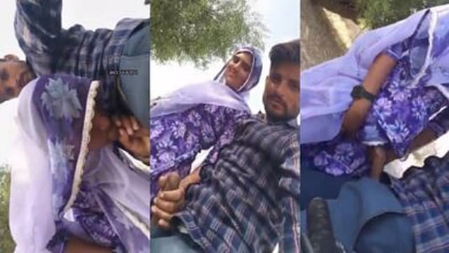 Desi Rajasthani Bhabhi – Outdoor Blowjob Hard MMS