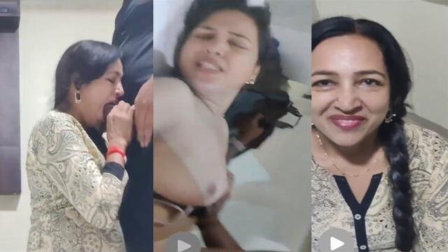 Indian Milf Giving Blowjob And Fucked in Missionary Doggy