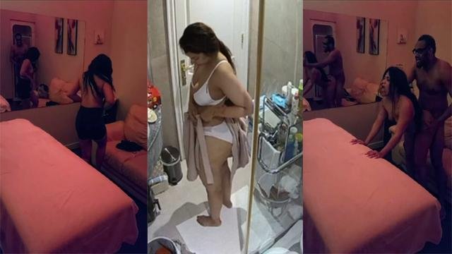 Hidden cam in massage Parlour therapist Hard sex with Customer