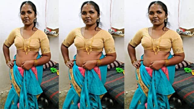 Homely Tamil Wife Changing Clothes Hard Fucking With Lover