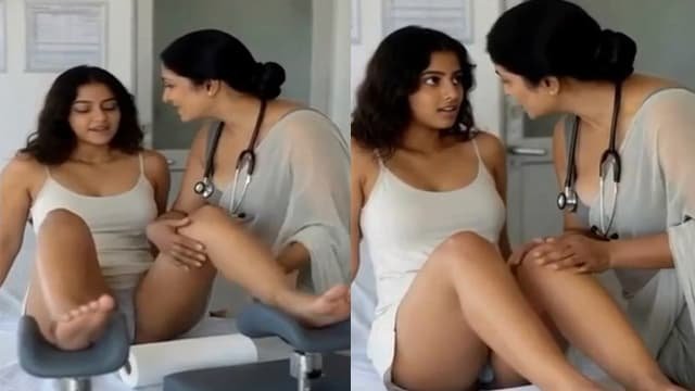 Hot Patient and Lady Doctor Lesbian Porn Nude Video