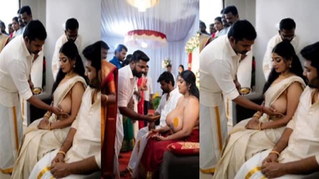 Kerala Sex Video – Malayali Woman Performing A Ritual Involving Breast Fondling Clip