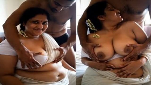 Milf mom son boobs pressing HD porn video